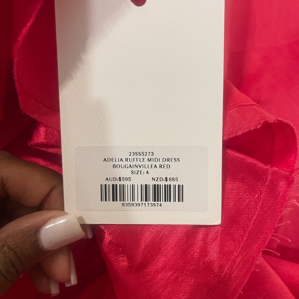 AJE Adelia Ruffle Midi Dress - Picture 5 of 6